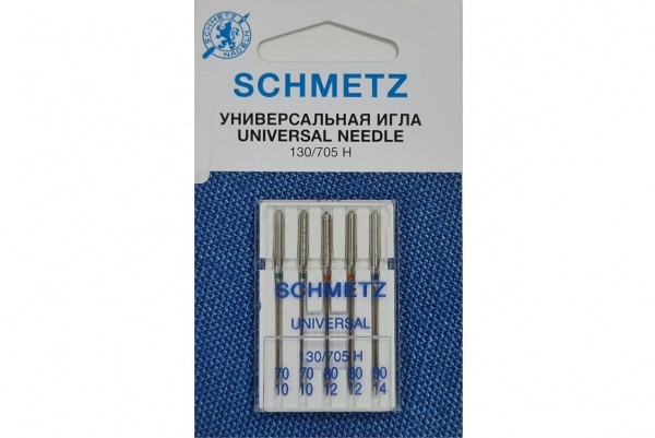 Иглы Schmetz универсальные (70x2, 80x2, 90x1), 5 шт в Алдане